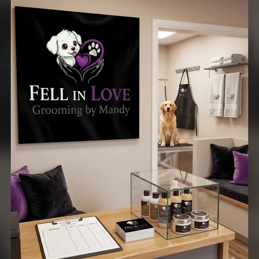Anmeldung und Pflegeraum bei Fell in Love